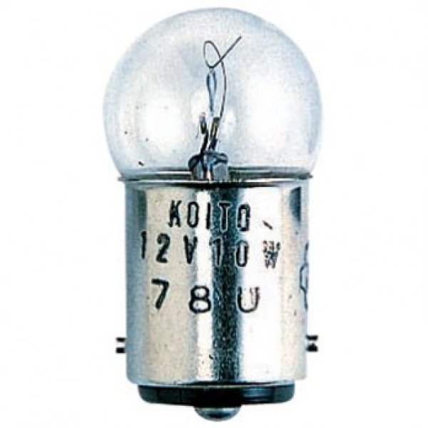 画像1: バルブ（電球）  航海灯・両色灯球 バルブ12V用（1極タイプ） (1)